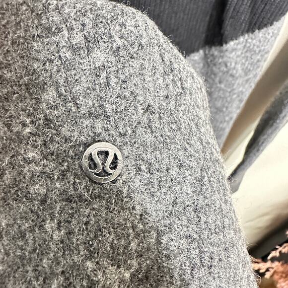 LULULEMON Restful Intention Sweater Black Heather Core Dark Grey Sz M $148 {DD6} - Picture 4 of 5